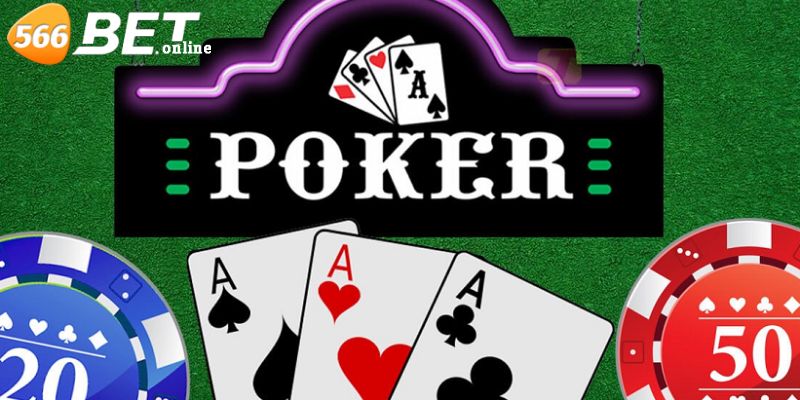 Poker online được chơi với bộ bài tây 52 lá